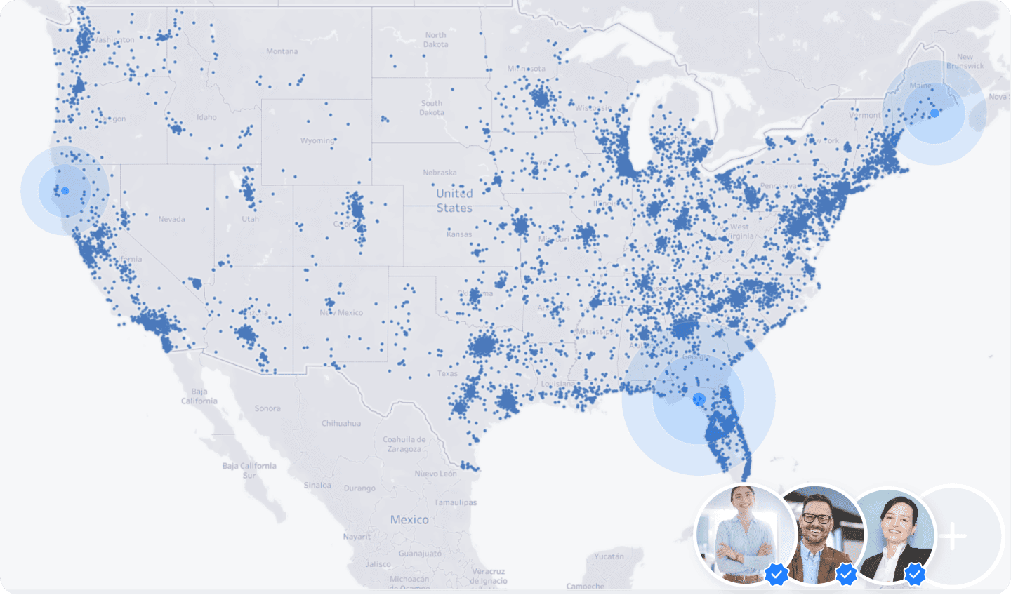 Asteroom nationwide inspector network map